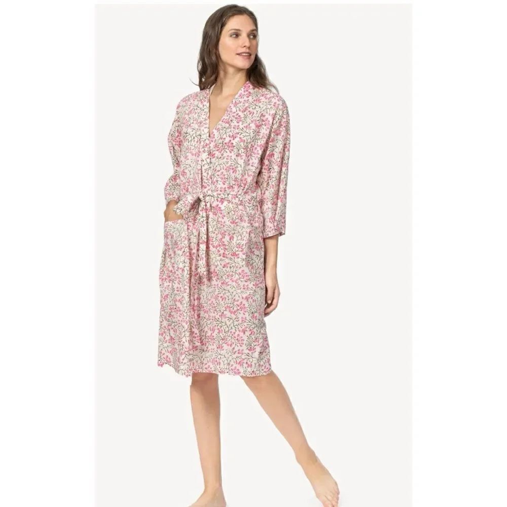 Lilla P Robe Lattice in floral Size S/ Cotton